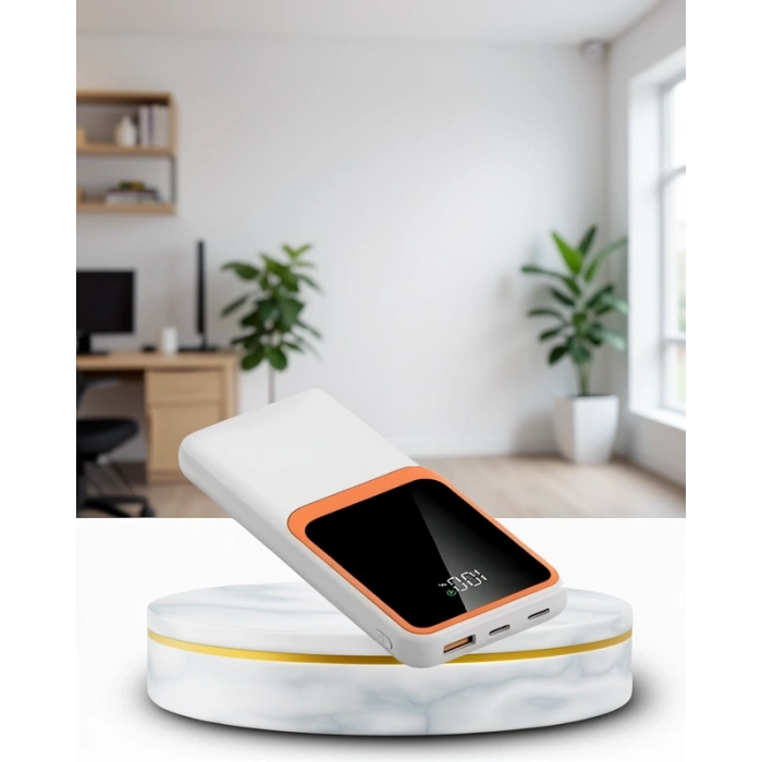 Powerbank 10000 mAh Çift USB Type-C Giriş