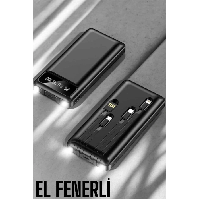 Powerbank 20.000 mAh LCD Ekranlı