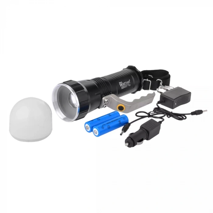 Projektor Modeli Zoomlu Şarjlı El Feneri Wt-129