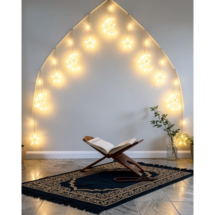 Ramazan Ay Yıldızı LED Süs