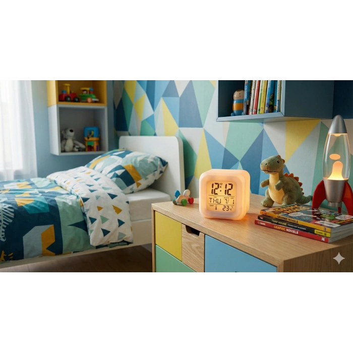 Renk Değiştiren Küp Saat