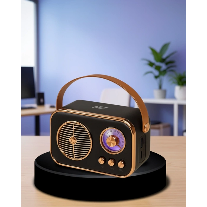 Retro Radyo Şarjlı Bluetooth Hoparlör
