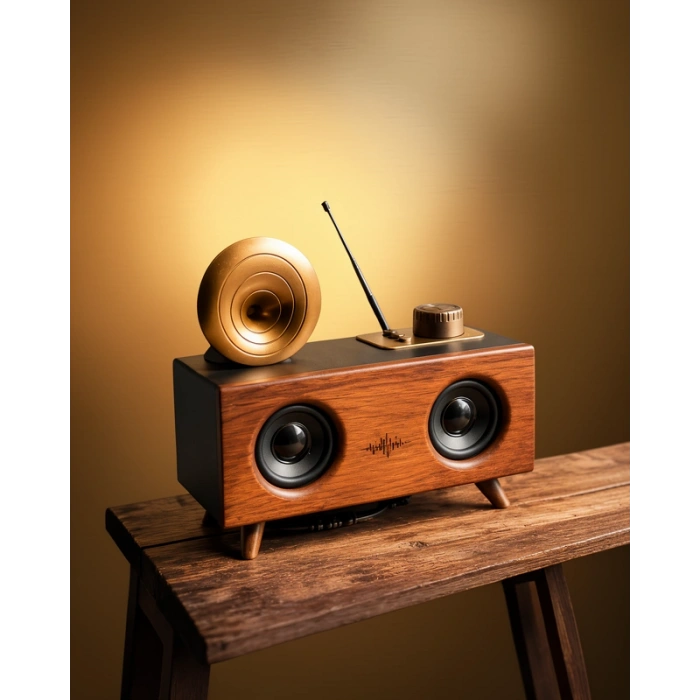 Retro Stil Bluetooth Hoparlör