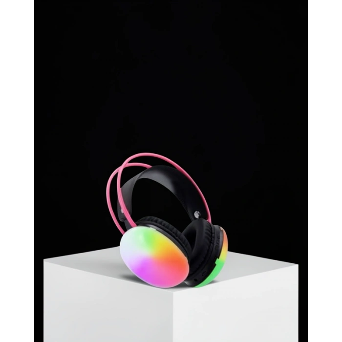 RGB Işıklı Bluetooth Kulaklık Type-C Şarjlı