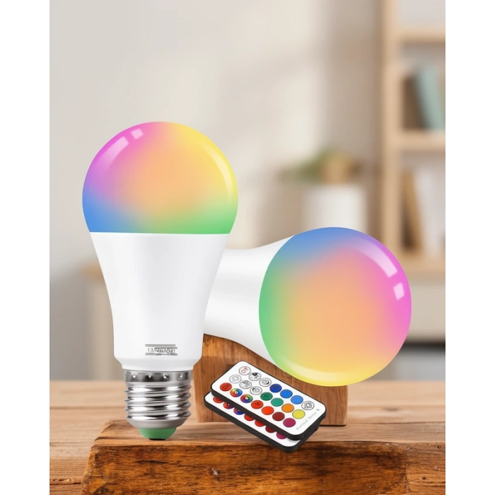 RGB LED Işık Ampul 100 Watt