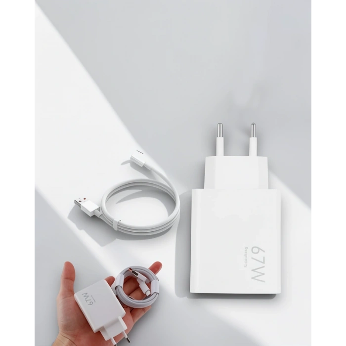 Şarj Adaptörü 67W Turbo Type-C Uyumlu