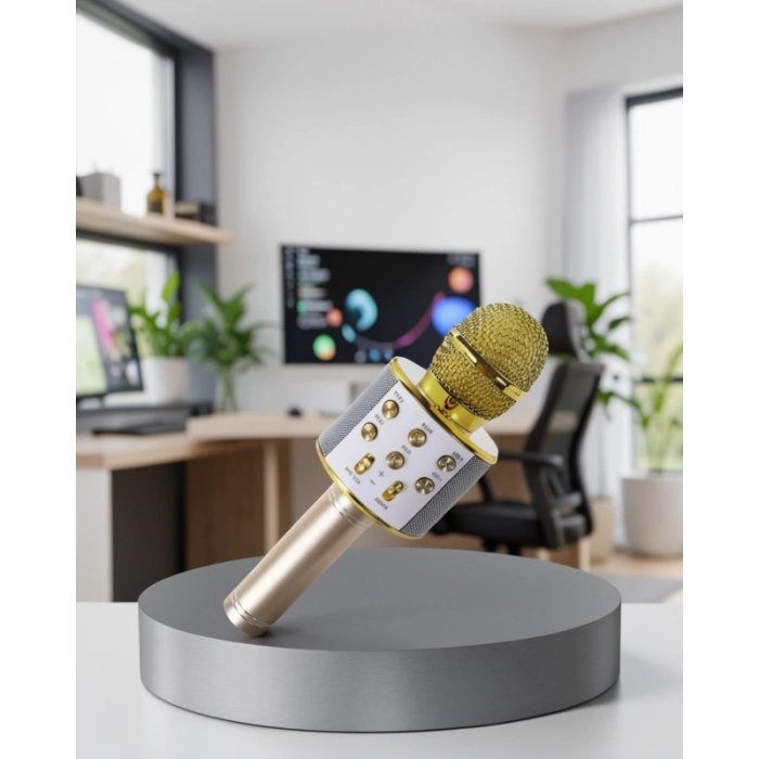 Şarjlı Bluetooth Karaoke Mikrofon