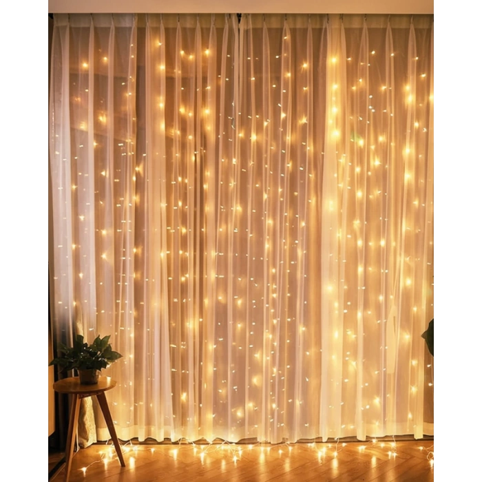 Şelale Tasarımlı Perde LED 3x3 metre