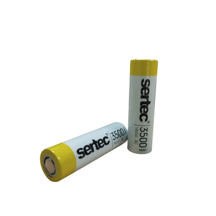 Sertec 18650 3.7V 3500 Mah 3C Li-Ion Şarjlı Pil