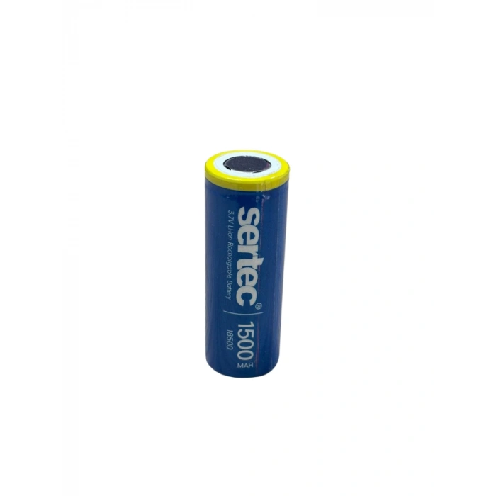 Sertec 3.7V Li-ion 18500 1500 mAh 1C Şarjlı Pil