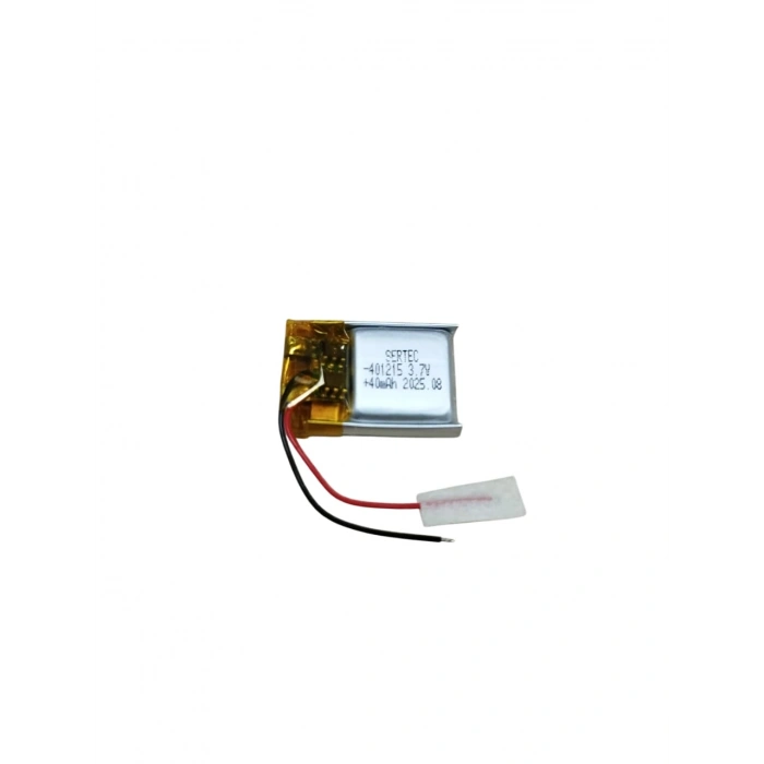 Sertec 401215 3.7V 40 MAh Li-Polymer Pil (Devreli/1.5A)