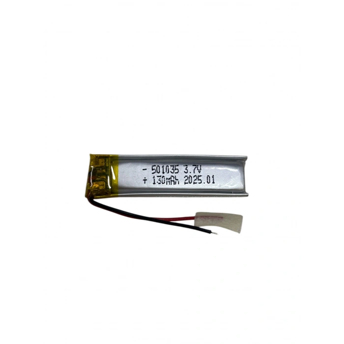 Sertec 501035 3.7V 130mAh Li-Polymer Pil (Devreli/1.5A)