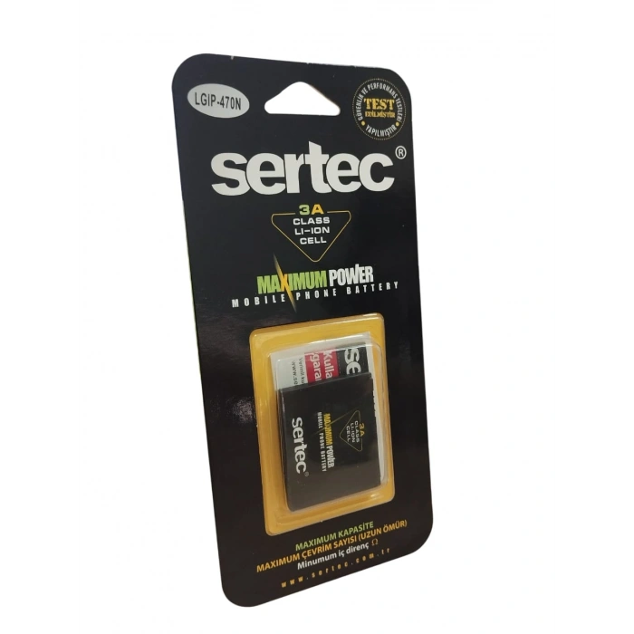 SERTEC - LG GD580 / LGIP-470N Uyumlu Batarya