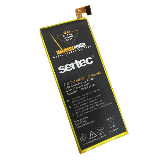 SERTEC - Turkcell T-50 Uyumlu Batarya