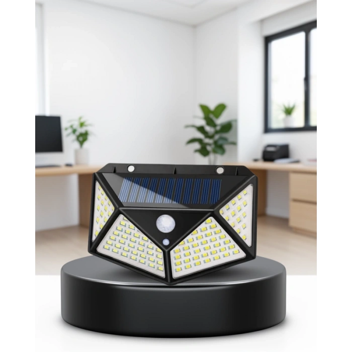 Solar Bahçe Lambası 100 LED Hareket Sensörlü