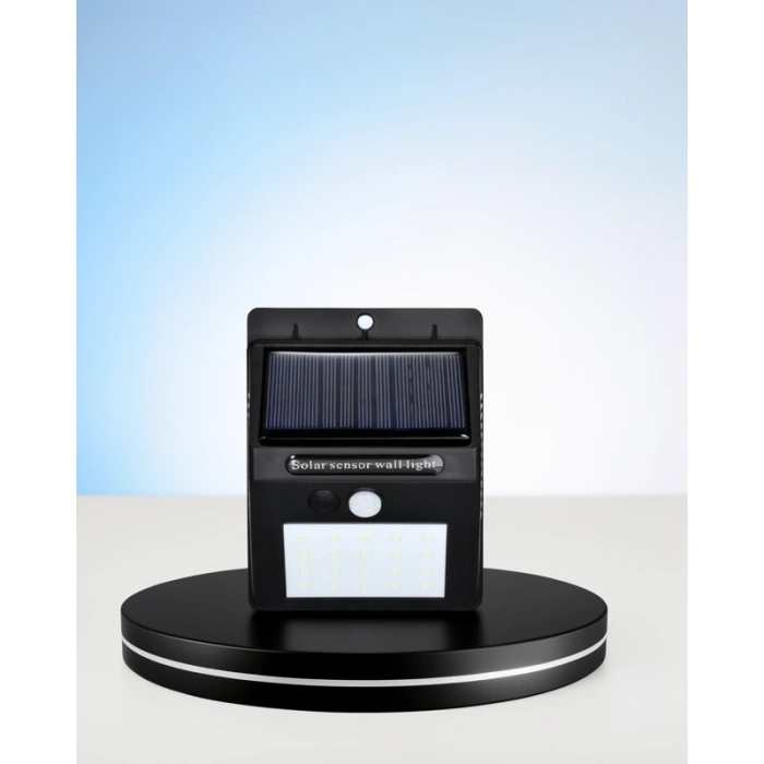 Solar Enerjili 20 LED Duvar Lambası