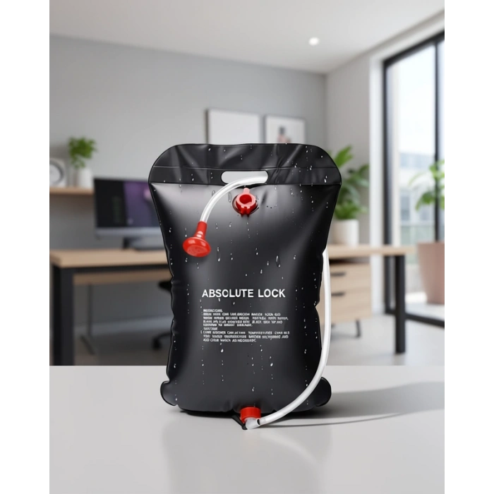 Solar Kamp Duşu 20 Litre Taşınabilir Şeffaf Model