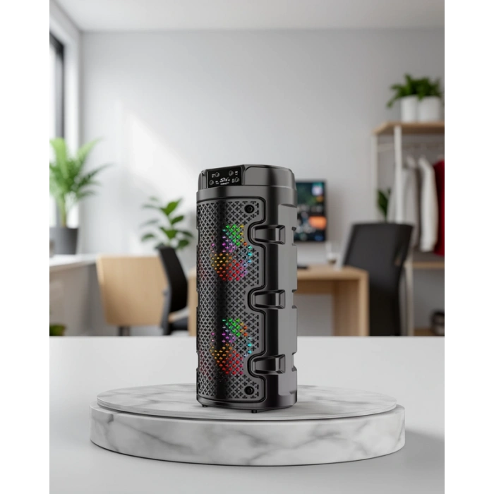 Taşınabilir Bluetooth Hoparlör Çift Sürücü HD Ses