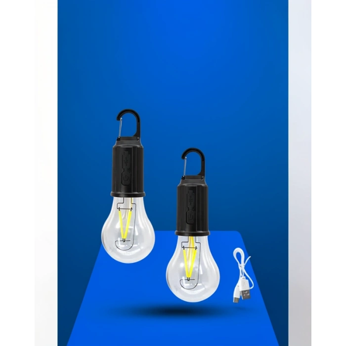 Taşınabilir Led Kamp Lambası Şarjlı