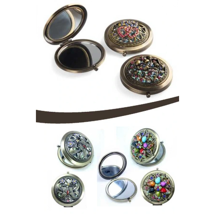 Taşlı Makyaj Aynası