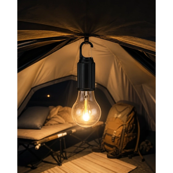 Type-C Şarjlı LED Kamp Lambası