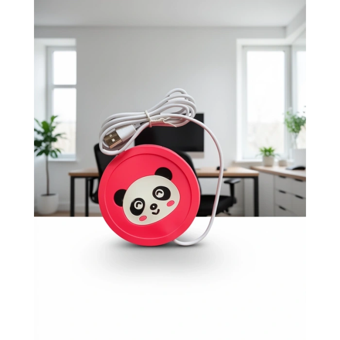 USB Silikon Bardak Isıtıcı Panda Model