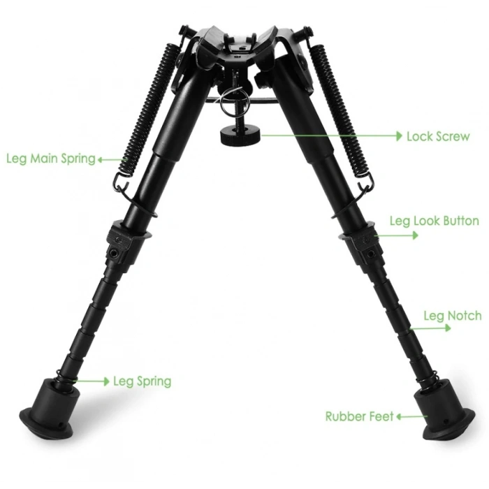 Üstün Metal Alaşım Bipod çatalayak