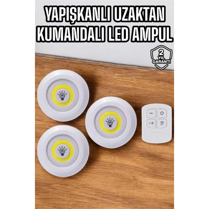 Yapışkanlı Kablosuz LED Işık