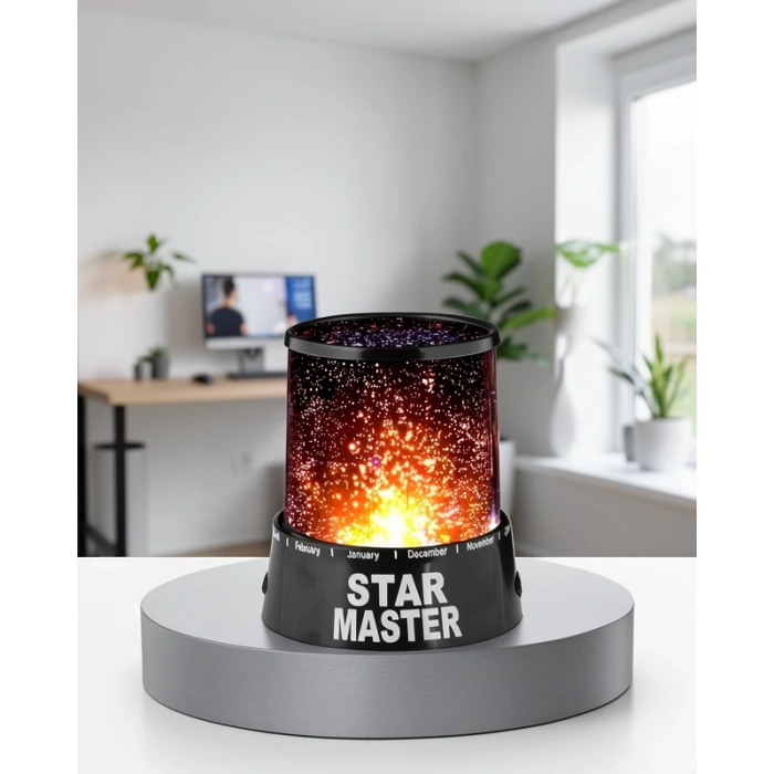 Yıldız Projektör Galaxy Efektli