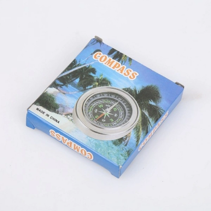 Yuvarlak Metal Kasa Dayanıklı Pusula 80mm