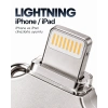 128GB 4in1 Flash Bellek USB-A Type-C Lightning MicroUSB Telefon Tablet Bilgisayar Uyumlu
