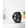 Akıllı Saat Çelik Kordon Bluetooth IOS Android Uyumlu