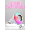 Ampül Görünümlü Bluetooth Hoparlör RGB LED Işık