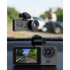 Araç İçi DVR Kamera 3 Lensli