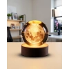 Ay Temalı Kristal Küre
