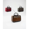 Bluetooth Hoparlör Ahşap Görünümlü Vintage Işıklı