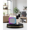 Bluetooth Karaoke Hoparlör Renkli LED Işıklı Type-C Şarjlı