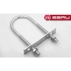 Ebru U Civata, Karşılık Demiri + Somunlu - M10x60 - 20 Set
