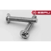 Ebru Yuvarlak Yıldız Başlı RYSB Kulp Vidası, Civata M4x35 - 500 Adet