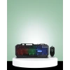 Gaming Klavye ve Mouse Seti PG8018 - RGB LED Işıklı
