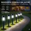 Güneş Enerjili Bahçe Lambası Plastik Saplama 10lu Set