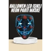 Işıklı LED Maskesi Floresan Yeşil
