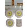 Kablosuz LED Spot Lamba Seti 3lü