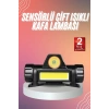 Kafa Lambası 1200 Lümen Şarjlı Mıknatıslı