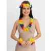 Rengarenk Hawaii Kolye Taç Bileklik Seti 4 Parça