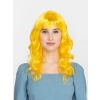 Sarı Renk Uzun Dalgalı Parti Peruğu