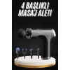 Şarjlı Masaj Tabancası 4 Başlıklı