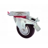 Servis Tekeri - Tablalı Frenli Siyah Döner - Çap 150 mm