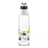 Sevimli Panda Tasarımlı Cam Suluk  Sızdırmaz 1000 ML