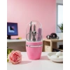 Tırnak Bakım Seti 4 Parça Pembe